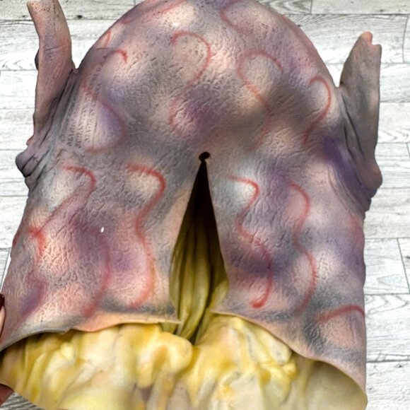 2000 The Paper Magic Group Adult Hallowwen Screaming Rubber Mask w/Teeth - Picture 5 of 7